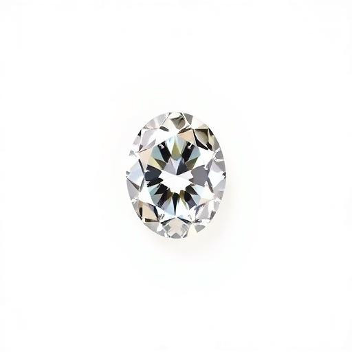 Oval cut diamond